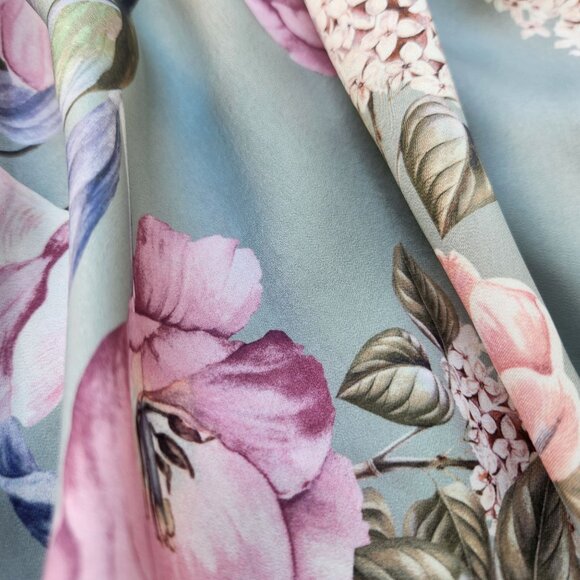 Show Me Your Mumu Hacienda Floral Maxi Dress Off Shoulder Ruffle Boho Pretty - Picture 4 of 7